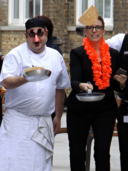 SE1 businesses mark Shrove Tuesday with three pancake races