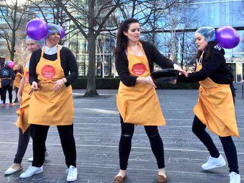 SE1 businesses mark Shrove Tuesday with three pancake races