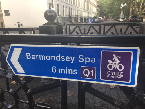 Quietway 1 Waterloo to Greenwich cycle route opened