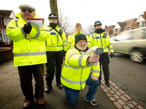 Grange Road: volunteers with speed guns catch 40 drivers