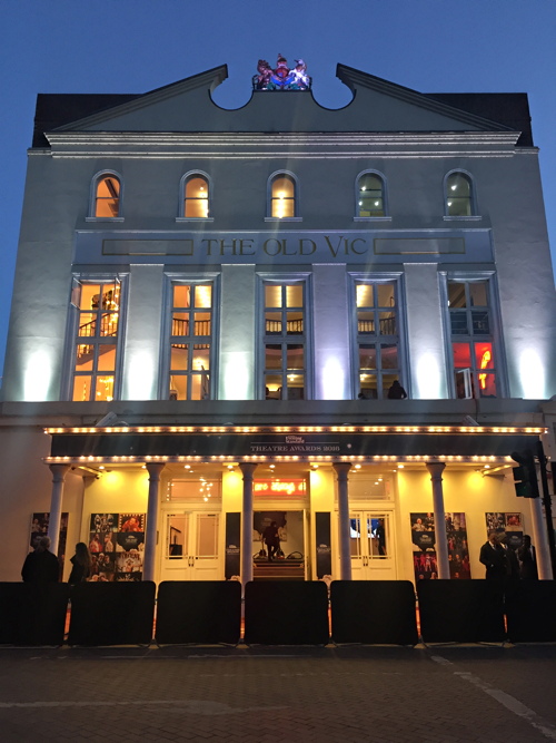 Prince William at Old Vic for Evening Standard Theatre Awards