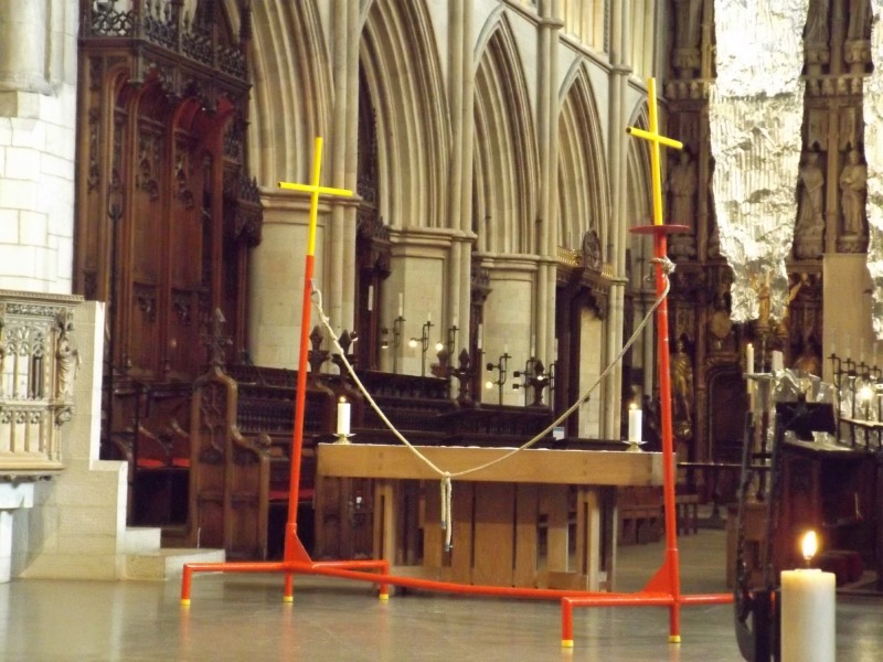 Clowns tribute to Roly Bain at Southwark Cathedral