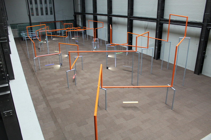 Turbine Hall filled with swings; art to spill out into Bankside