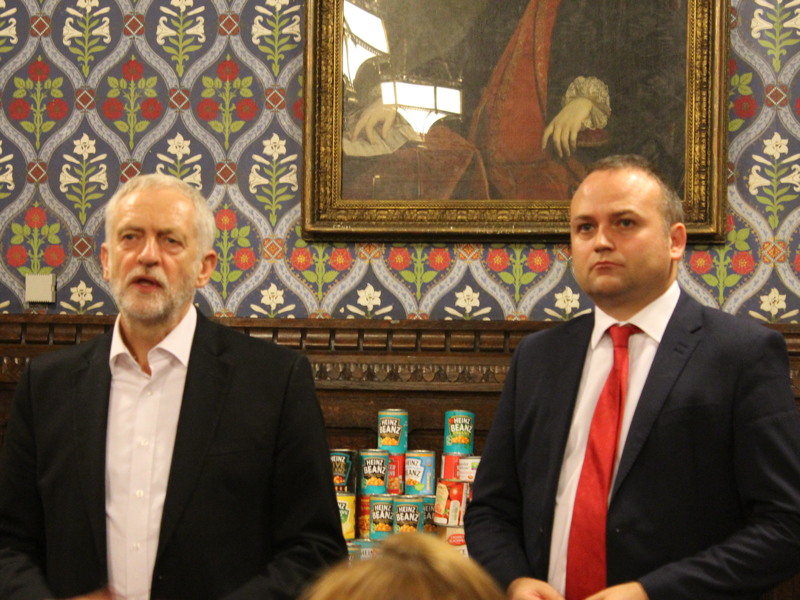 Corbyn joins Coyle for Commons performance of food bank play