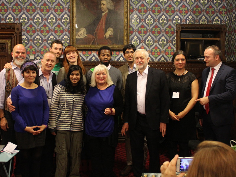 Corbyn joins Coyle for Commons performance of food bank play