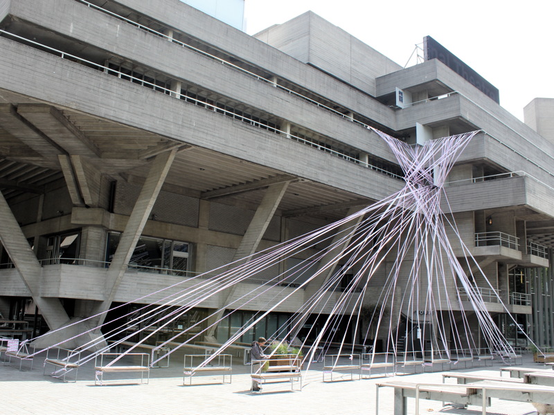 National Theatre covered in tape to highlight plight of sector