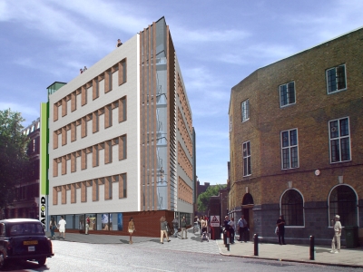 Proposed office development by CAFOD at St George's Cathedral