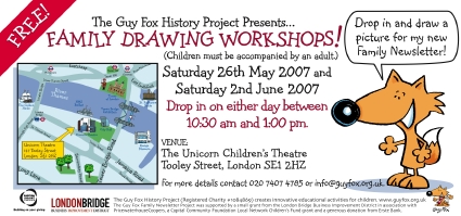 Family Drawing Workshop at Unicorn Theatre