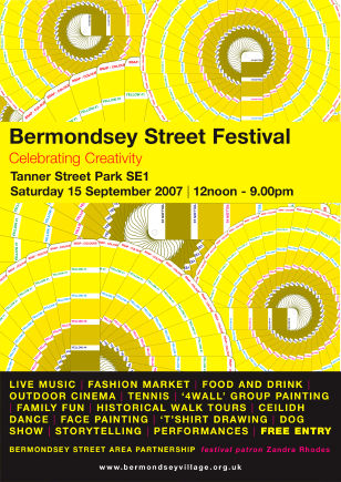 Bermondsey Street Festival at Tanner Street Park