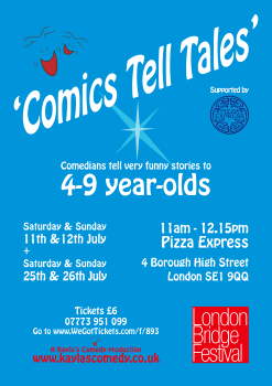 Comics Tell Tales at Pizza Express