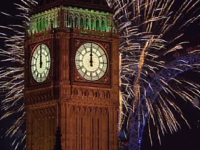 New Year Fireworks at London Eye