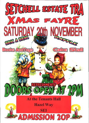 Christmas Fayre at Setchell & Longfield Hall