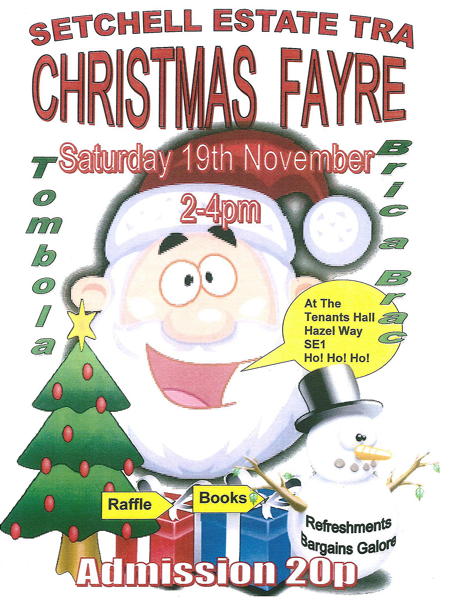 Christmas Fair at Setchell & Longfield Hall