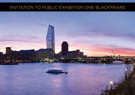 One Blackfriars Public Exhibition at London Nautical School