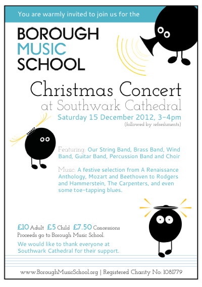 Borough Music School Christmas Concert at Southwark Cathedral