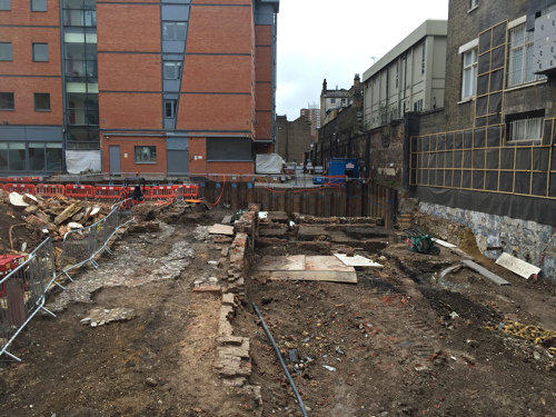 Excavations at 127-143 Borough High Street at New Cut Housing Co-Operative Hall