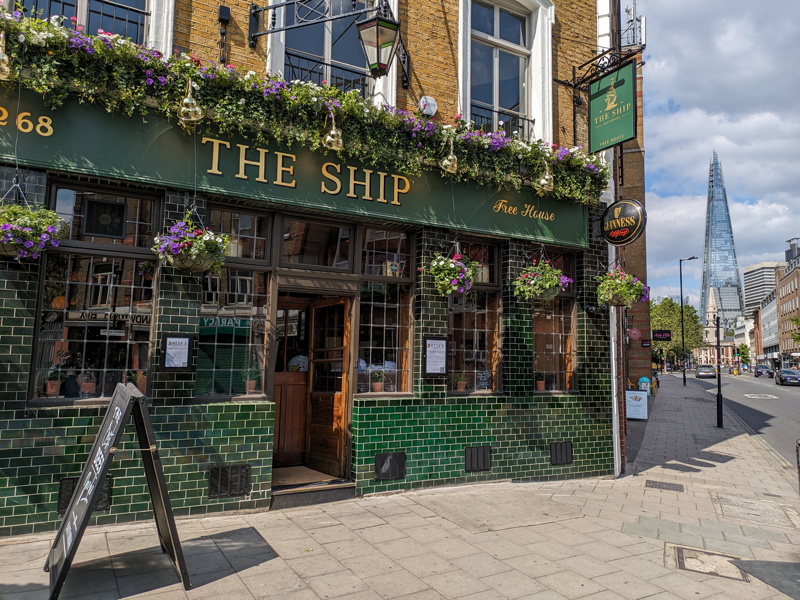 The on sale ship pub