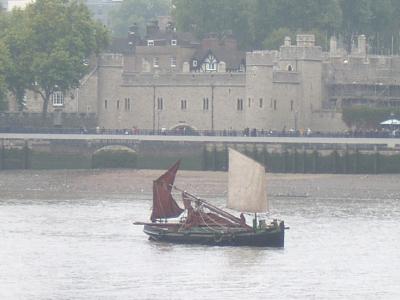 Barge on the Thames