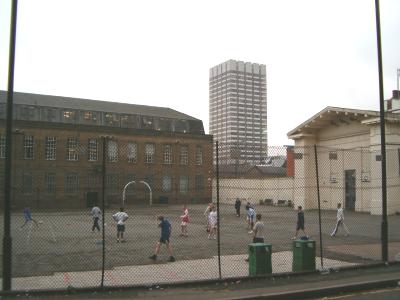 London Nautical School playground