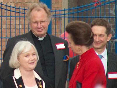 Princess Anne at Cathedral  School