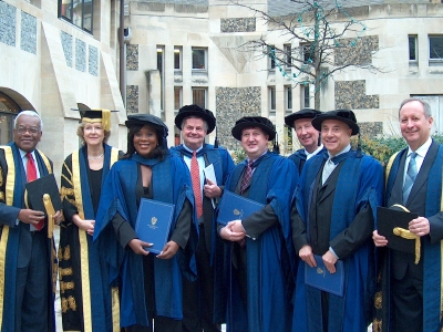 Honorary degrees at Southwark  Cathedral