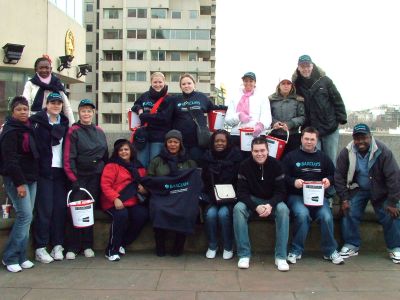 Barclays staff sponsored walk for medicinema