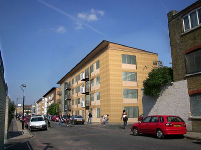 housing estate design. Peabody housing estate off