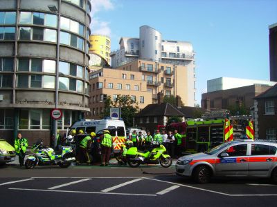 Road chaos after Southwark Street collision