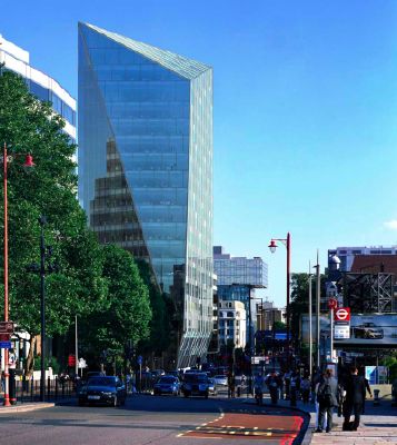 The proposed scheme seen from Blackfriars Bridge