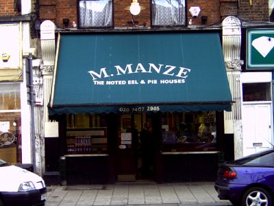 M Manze pie and mash shop
