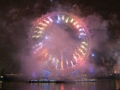 New Years Eve Fireworks London 2011