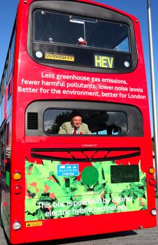 Hybrid  bus coming soon to London Bridge