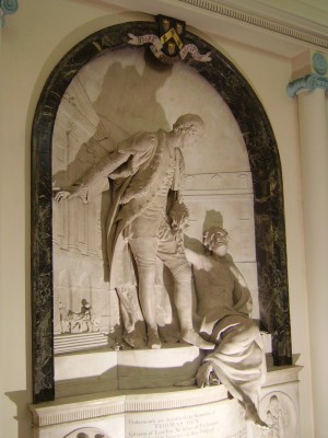 Thomas Guy memorial at Guy's Chapel