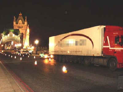 Enforcement operation on Tower Bridge last week