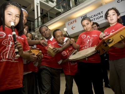 Pupils from Johanna Primary School