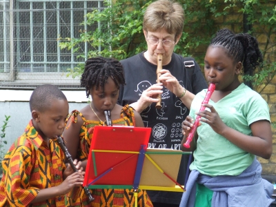 Pupils from the Borough Music School perform in St