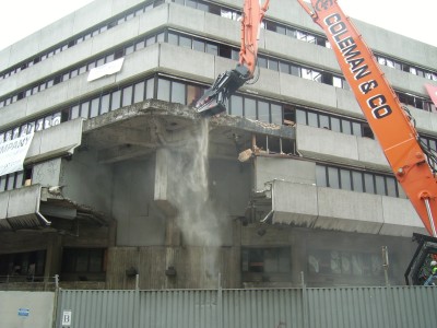 County Hall annexe demolition