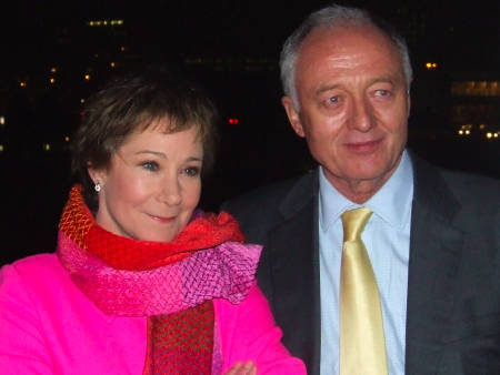 Zoe Wanamaker and Ken Livingstone