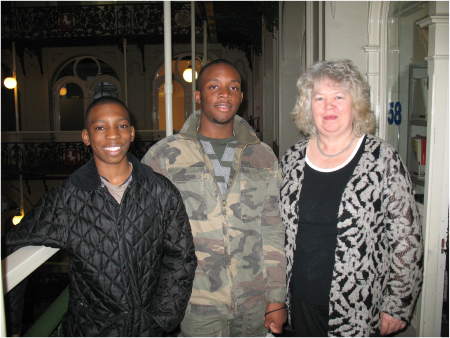 Aldaine and Charles with Jean Lambert MEP