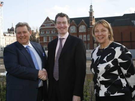 Tony Pidgley and Nick Stanton with Annie Shepperd