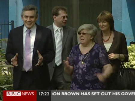 Gordon Brown visits Beormund Community Centre