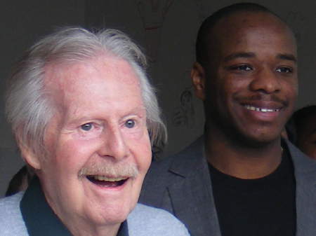 Tony Hart and Stephen Wiltshire at Art House