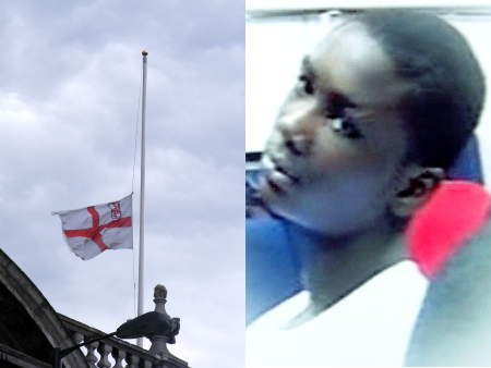 Flag at half-mast