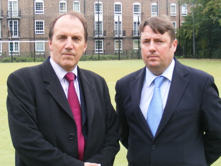 Simon Hughes MP and DCI Damian Allain