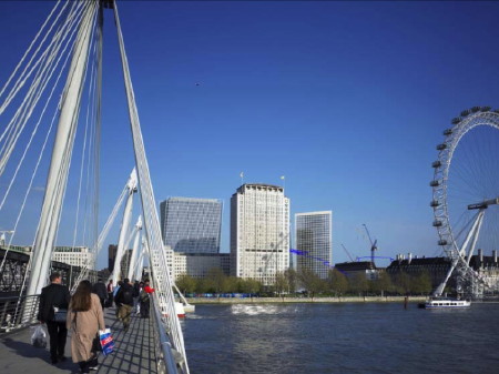 View from Golden Jubilee Bridge