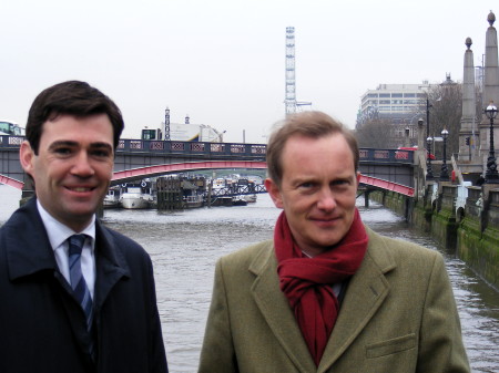 Andy Burnham and Simon Thurley