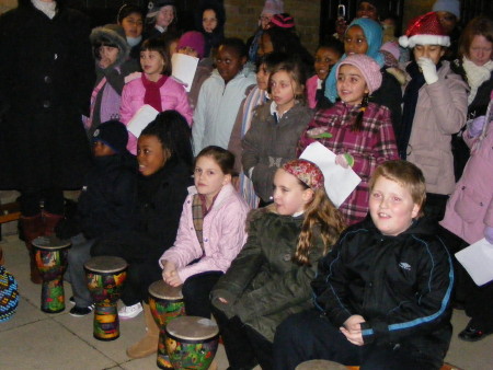 Children from Tower Bridge Primary School