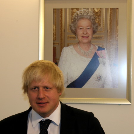 Boris Johnson and the Queen