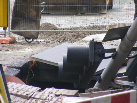 Second annual great flood of Tooley Street: burst water main causes havoc