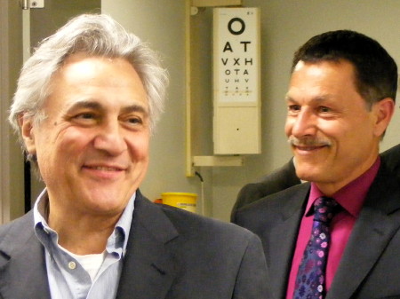 John Suchet with David Halliday from RLSB